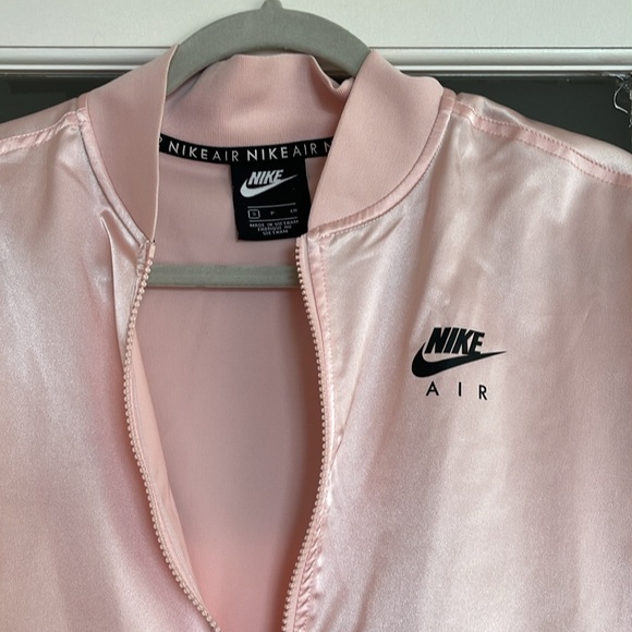 Nike Sportswear Air Track Satin Set Jacket and pants Echo pink - Picture 4 of 12